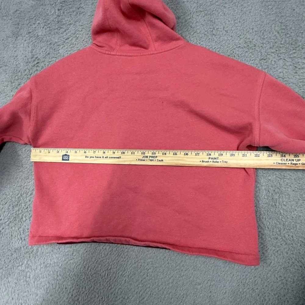 Nike Hoodie Girls XL Pink Fleece Cropped Pullover Swoosh‎ Logo DM8888-622